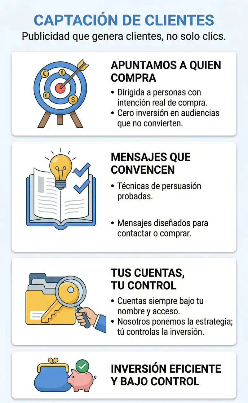 Campañas de publicidad que generan clientes reales