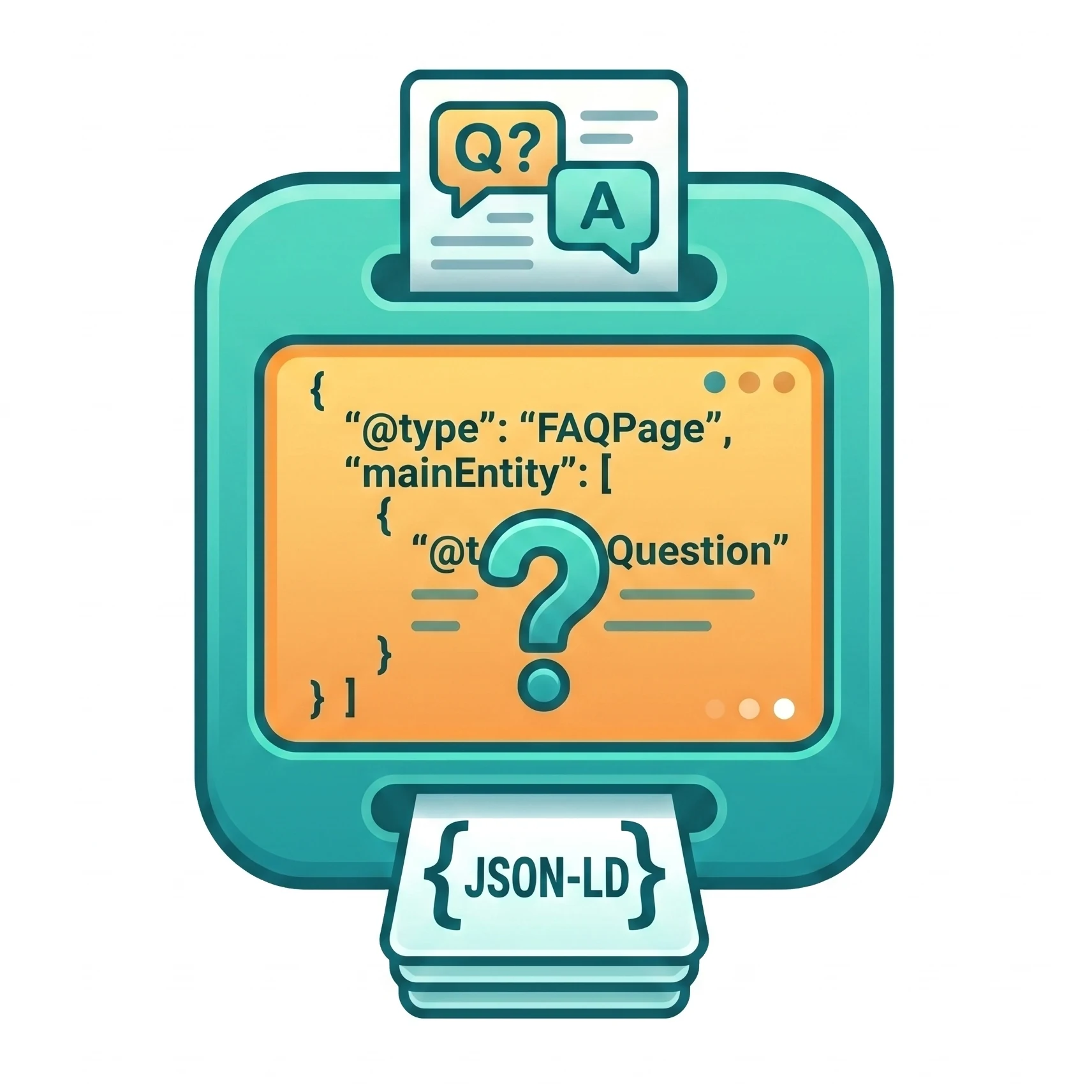 Captura del generador FAQ Schema JSON-LD IMPERO con preview SERP y validación de longitud Google